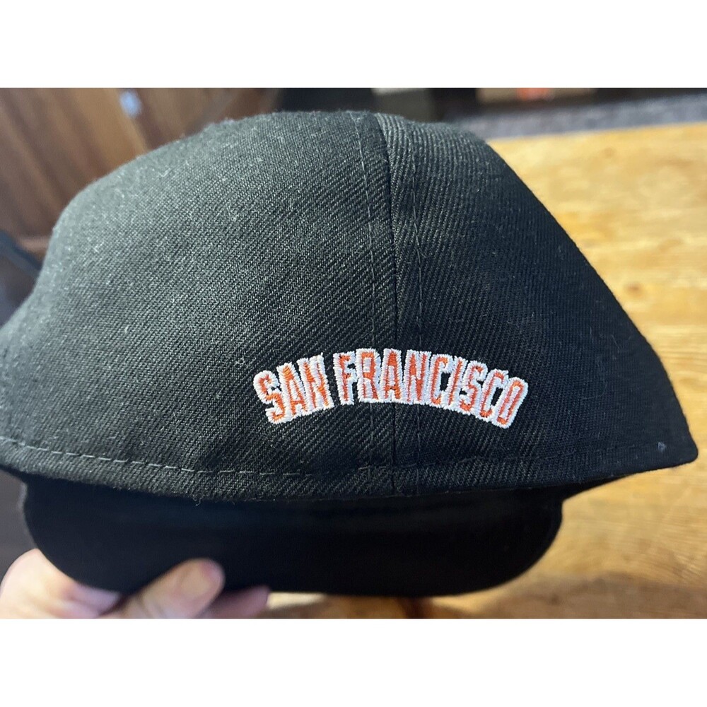 San Francisco Giants Hat Fitted New Era 59Fifty Size 7 3/8 S.F. SF Initials MLB - Picture 4 of 9